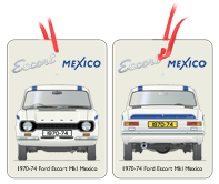 Ford Escort MkI Mexico 1970-74 (Blue) Air Freshener